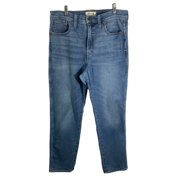 Madewell Stovepipe Jeans Stretch High-Waisted - Picture 2 of 12